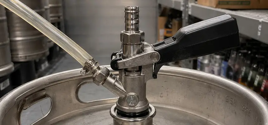 Keg Outside Kegerator