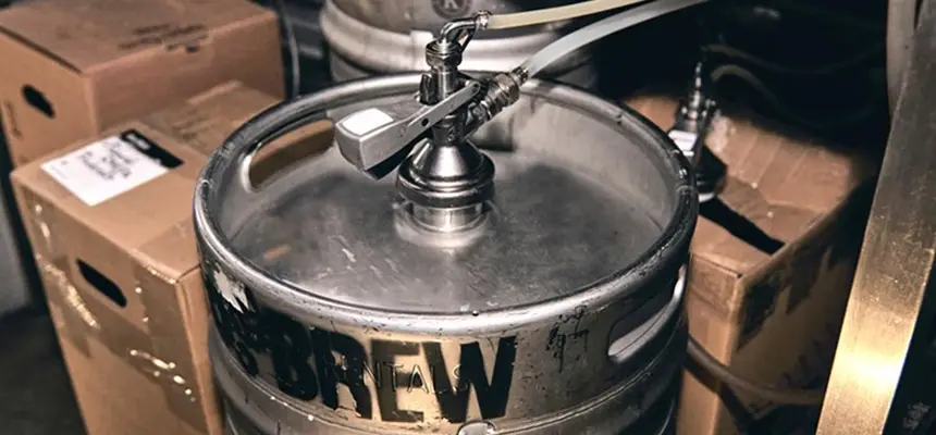 Keg Outside Kegerator