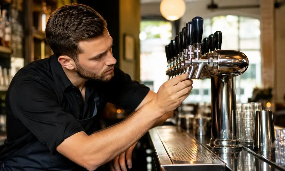 beer tap inspection