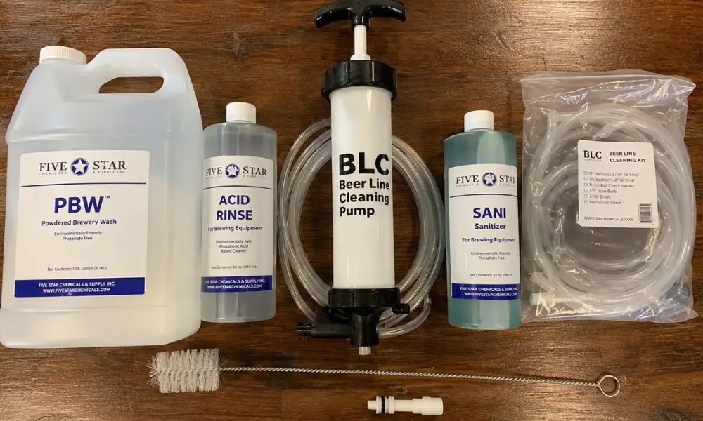 beer line cleaning supplies